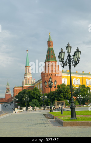 Trois tours du Kremlin, Moscou, Russie Banque D'Images