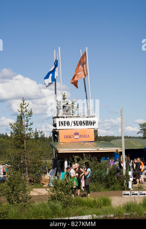 Swamp Soccer tournoi de Championnat Mondial Hyrynsalmi Finlande Europe Banque D'Images