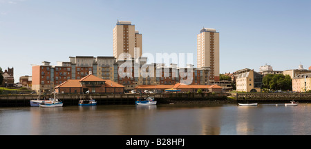 UK de Tyne et Wear Sunderland Université de Sunderland Hotel de l'autre côté de la rivière panoramique d'usure Banque D'Images