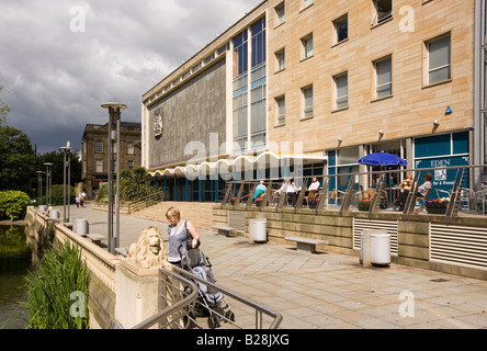 UK de Tyne et Wear Sunderland Jardins Mowbray Park City Museum en 1960 Construction d'une bibliothèque municipale Banque D'Images