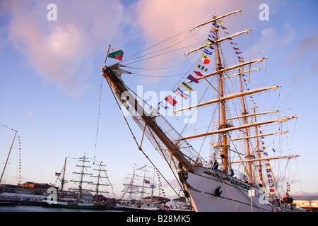 Course des grands voiliers 2008, Liverpool, UK Banque D'Images