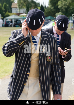 Deux membres du club d'aviron de London au Henley Royal Regatta Banque D'Images