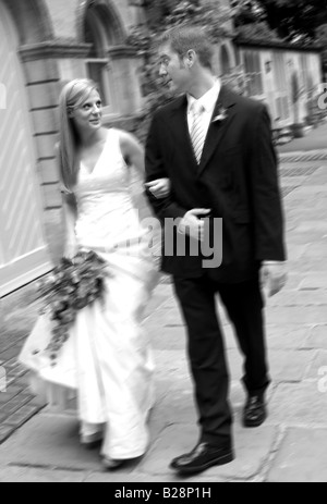 Viens juste de me marier Banque D'Images