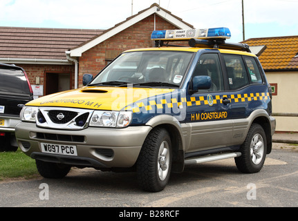 HM d'intervention d'urgence de garde-côtes 4X4 Banque D'Images