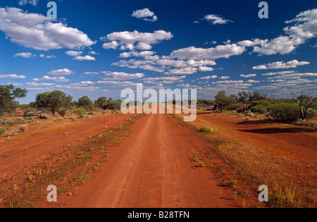 Route de l'Outback, l'Australie Banque D'Images