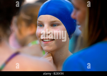 Nageur de l’été Banque D'Images