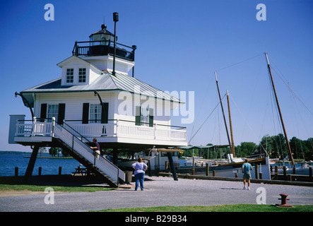 USA Maryland baie de Chesapeake St Michaels sur Tilghman Island Maritime Museum Banque D'Images