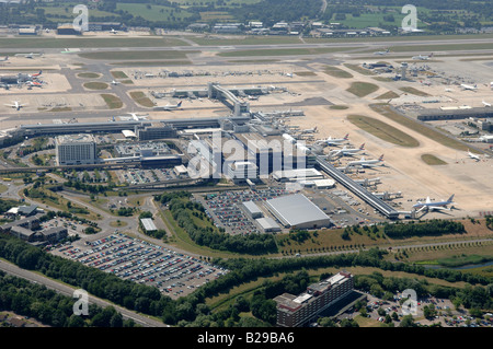 L'aéroport de Gatwick Date 12 03 2008 réf : ZB648 1111490028 CRÉDIT OBLIGATOIRE Sem - Allemand Photos du Monde Banque D'Images