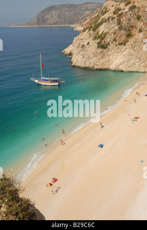 Kapitas Beach près de Kas Turquie Ref ZB689 1121310027 CRÉDIT OBLIGATOIRE Sem - Allemand Photos du Monde Banque D'Images