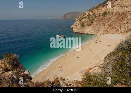 Kapitas Beach près de Kas Turquie Ref ZB689 1121310034 CRÉDIT OBLIGATOIRE Sem - Allemand Photos du Monde Banque D'Images