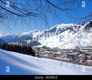 St Anton Tirol Autriche Ref WP 3761 étrange monde CRÉDIT OBLIGATOIRE Sem - Allemand Photos Banque D'Images