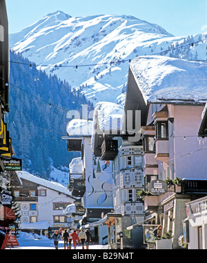 St Anton Tirol Autriche Ref WP 3772 étrange monde CRÉDIT OBLIGATOIRE Sem - Allemand Photos Banque D'Images