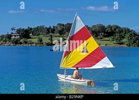 Caneel Beach St Johns US Virgin Islands Caraïbes Banque D'Images