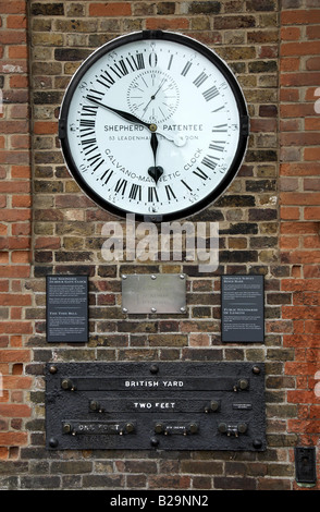 Placez le berger Gate Greenwich Horloge London UK Angleterre Comté Pays Sem - Allemand Banque D'Images