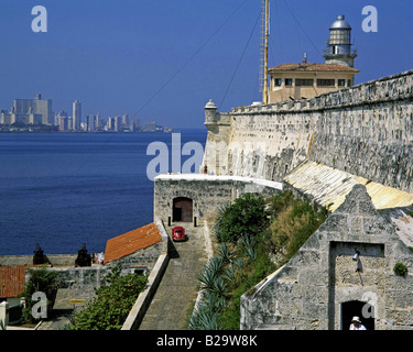 Vu de La Havane Cuba El Morro Ref RALPH 1713 0410 2007 Date de crédit obligatoire sem - Allemand Photos du Monde Banque D'Images
