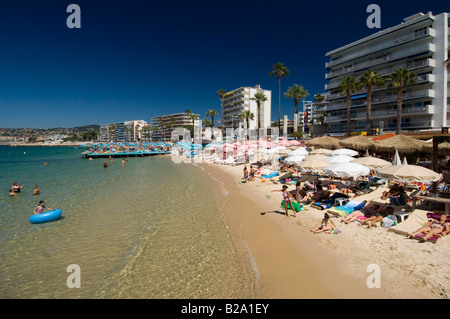 D'azur plage Juan les Pins Banque D'Images