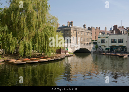 Pont de la rue d'argent et de l'usine extérieure Cambridge Royaume Uni Banque D'Images