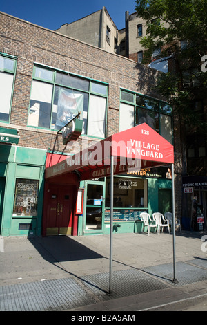Village Vanguard célèbre jazz club West Village New York City Banque D'Images