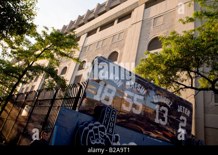 L'année dernière de Yankee Stadium All Star Game 2008 Le Bronx New York City Banque D'Images