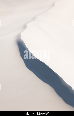 Texture très détaillée des dunes de sable Banque D'Images