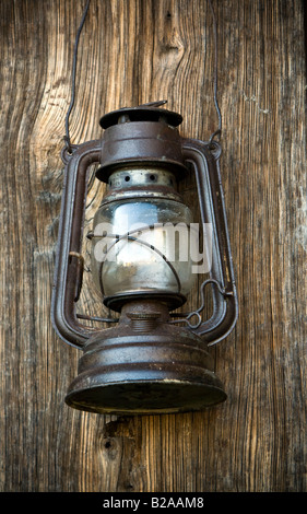 Lampe à huile vintage Banque D'Images