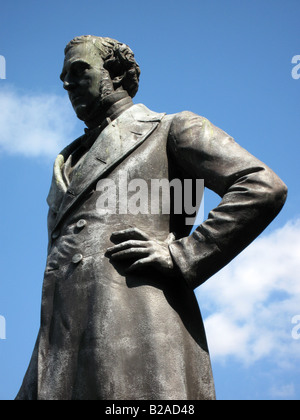 Robert Stephenson Statue Euston Station Banque D'Images