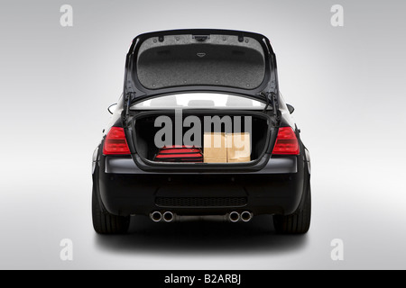 2008 BMW 3-series M3 en noir - Trunk Props Banque D'Images