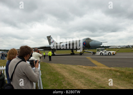 Avro Vulcan Farnborough Air Show 2008 Banque D'Images