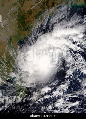 Cyclone tropical Baz Banque D'Images