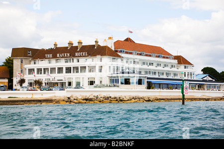 Le Haven Hotel, Sandbanks, Poole, Dorset. UK. Banque D'Images