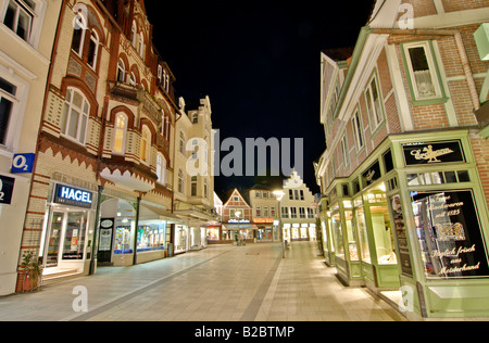 Sachsentor rue commerçante de Bergedorf, à Hambourg, Allemagne, Europe Banque D'Images
