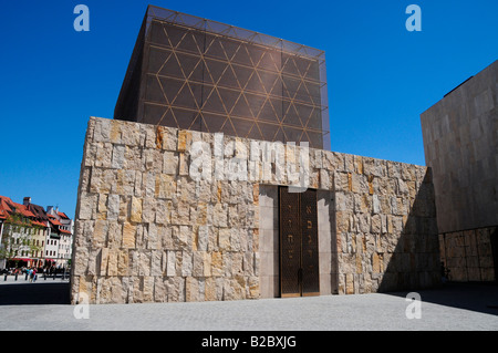 Synagogue Ohel Jakob sur Jakobsplatz, Munich, Haute-Bavière, Bavaria, Germany, Europe Banque D'Images