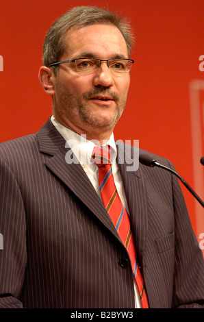 Matthias Platzeck, SPD, Parti social-démocrate d'Allemagne, le Premier Ministre de Brandebourg Banque D'Images