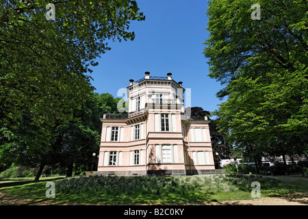 Maison, villa Greiffenhorst du fabricant de soie Krefeld Cornelius de Greiff, Krefeld-Linn, Rhénanie inférieure Banque D'Images