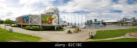Monde Sciences Centre, Yaletown dans le dos, Vancouver, British Columbia, Canada, Amérique du Nord Banque D'Images