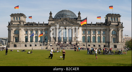 Bâtiment du Reichstag, Regierungsviertel, Berlin, Germany, Europe Banque D'Images