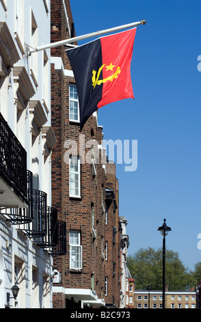 Ambassade de l'Angola Dorset Street Londres W1 Banque D'Images