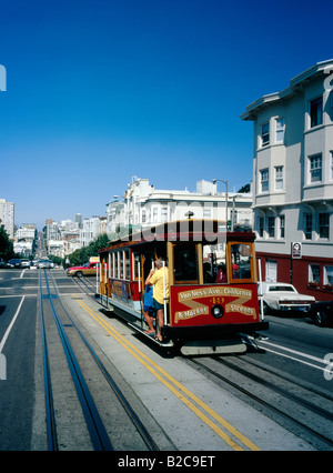 San Francisco tramway vintage Banque D'Images