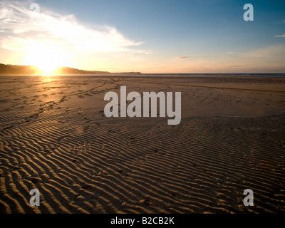 Coucher de soleil sur St Ives Banque D'Images