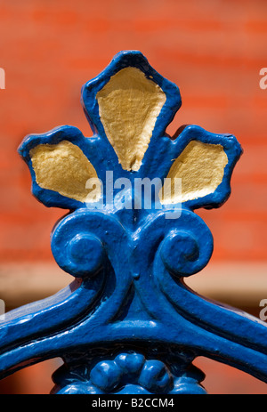 Balustrades fraîchement peints Londres Banque D'Images