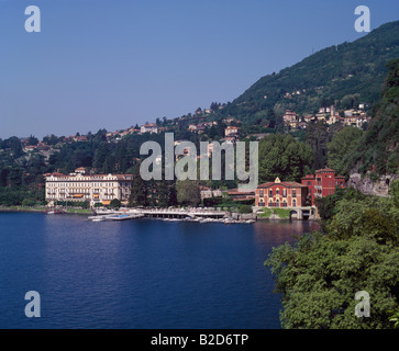 Villa d Este sur la rive du lac de Côme à Cernobbio, Italie Lombardie Banque D'Images