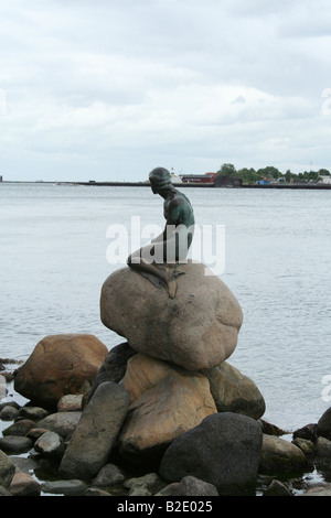 Nymphe de l'eau sirène Danemark vue Kopenhagen Banque D'Images