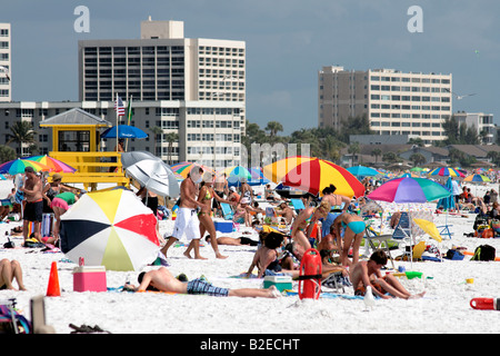 Siesta Key Beach en Floride aux ETATS UNIS Banque D'Images