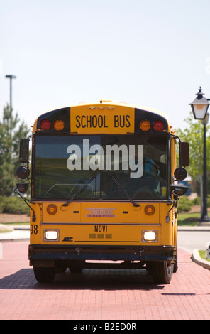 School bus à l'Henry Ford à Dearborn au Michigan Banque D'Images