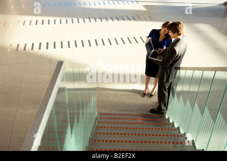 Portrait of a businesswoman using a laptop Banque D'Images