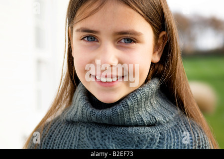 Portrait of a Girl smiling Banque D'Images