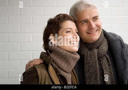 Close-up of a young woman smiling Banque D'Images