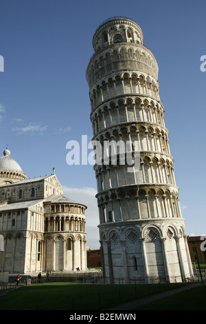 La Tour de Pise, Pise, Toscane, Italie Banque D'Images