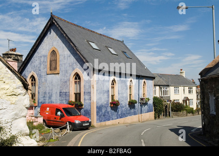 Après livraison quotidienne du service postal rural van West Wales Gwynedd UK 2008 LLwyngwril HOMER SYKES Banque D'Images