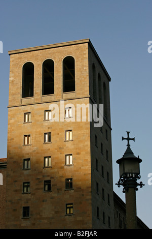 Basilique Montserrat Espagne Europe Banque D'Images